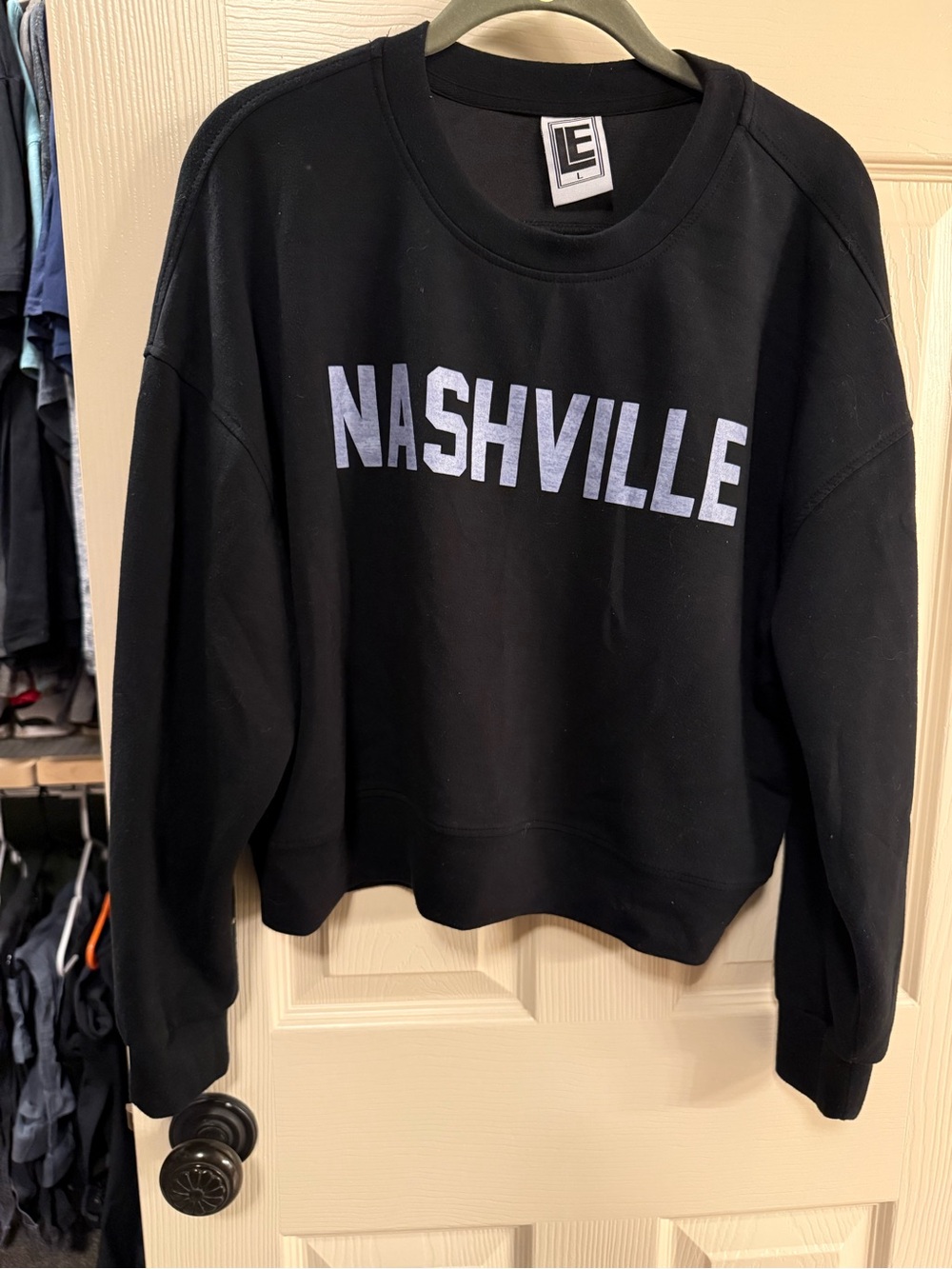 Nashville Crewneck Sweatshirt - Black